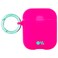 Case-Mate - AirPods Hook Ups Case &amp; Neck Strap Fushia Dark Pink