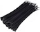 AL ARQAM Zip Ties, 100 Pcs 4.8 X 400 MM Cable Tie, Adjustable Durable Self-locking Nylon Zip Cable Ties for Home Office Garage Workshop