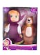 Rally 2-Piece Masha And The Bear Doll Playset For Kids Assorted Colors