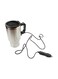 Generic Stainless Steel Electric Mug With Car Plugin Silver/Black