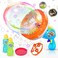 Copop Bubble Machine Bubble Gun Giant &amp; Small Bubble Blower With 2 Bubble Wands, Bubble Machine For Kids Dip &amp;Press Bubble Gun 800+ Bubbles Per Minute 2 X 8 Oz Bubble Solution Included