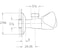 Grohe 22958 Angel Valve - Silver