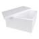 Thermocol Ice Box With Lid White 47.5x30x16cm