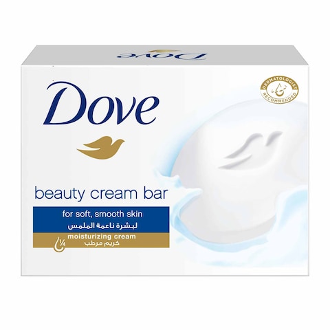 Dove  Beauty Cream Soap Bar, for all skin types, Original, with &frac14; moisturising cream, 160g