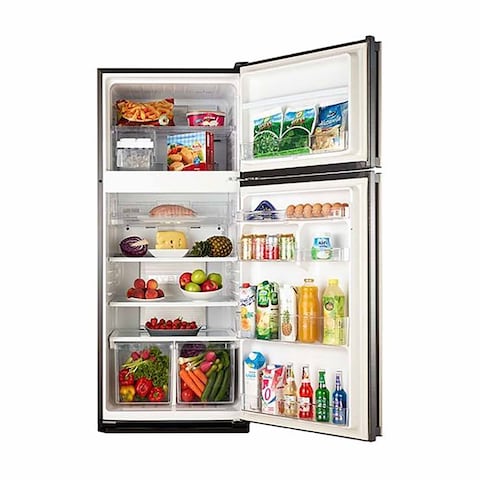 Sharp Refrigerator Digital With Plasma Cluster No Frost - 2 Doors - 450L - Silver - SJPC58ASL