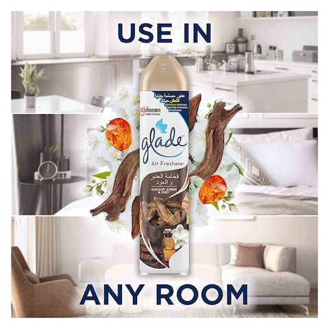 Glade Elegant Amber And Oud Air Freshener Spray 300ml