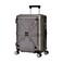 Eminent Hard Case Travel Bag Cabin Luggage Trolley Polycarbonate Lightweight Suitcase 4 Quiet Double Spinner Wheels With Tsa Lock KJ97 Gold Grey