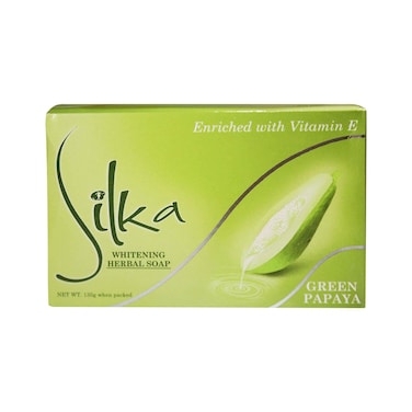 Silka Whitening Herbal Soap Green Papaya 135g