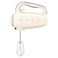 Smeg Hand Mixer HMF01CRUK, 250 W, 9 Speeds, Cream
