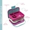 Eazy Kids 4 Compartment Bento Lunch Box - Mat Pink