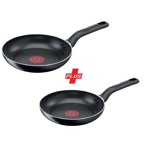 Tefal Non Stick Fry Pan Super Cook B1430684 28Cm + 26Cm