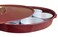 AYDA - Serving Tray With 7 Serving Plates - Brown - 17 inch