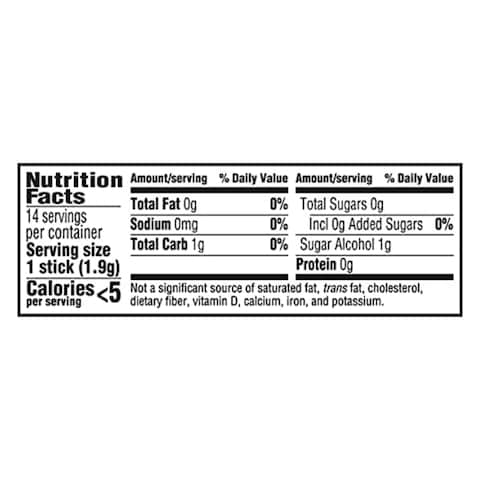 Trident Spearmint Flavored Chewing Gum - 5 Count