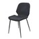 Jilphar Furniture Dining Chair with Powder coated metal legs JP1106A, Black