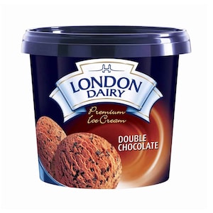 London Dairy Premium Ice Cream With Double Chocolate 1L