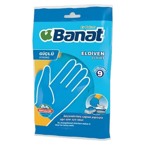 Banat Latex Strong Cleaning Glove - Size 9