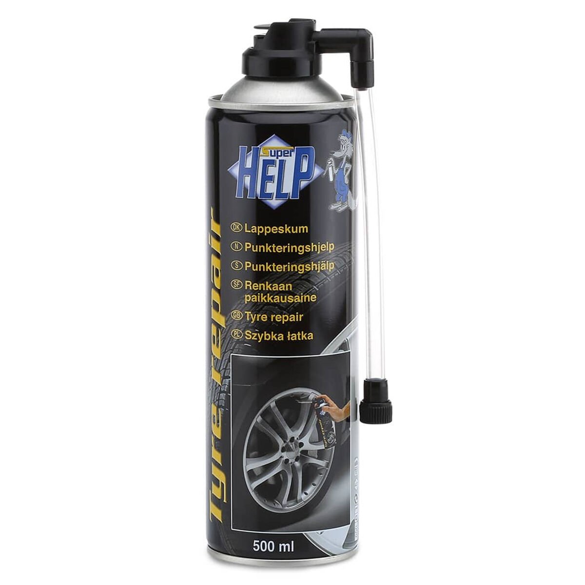 Buy Super Help Tyre Inflator and Sealer (500 ml) Online | Carrefour UAE