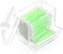 Uaejj Acrylic Cotton Organizer Box Cosmetic Stick Bathroom Storage Box