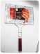 Barbecue Rectangular Grilling Basket, Multi-purpose Portable Griller with Handle 24x34x51CM (Pack of 1).
