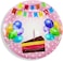 Party Time 6-Pieces Happy Birthday Paper Plates, Balloons &amp; Cake Design 9inch Disposable Paper Plates For Party Dinnerware, Tableware Set for Wedding, Baby Shower and Birthday Party Supplies