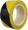 Black Yellow Tape Self Adhesive Warning Tape Durable Waterproof Floor Marking Tape 5CM*33M Caution Barrier Sticky Tapes for Home Warehouse Factory School Construction