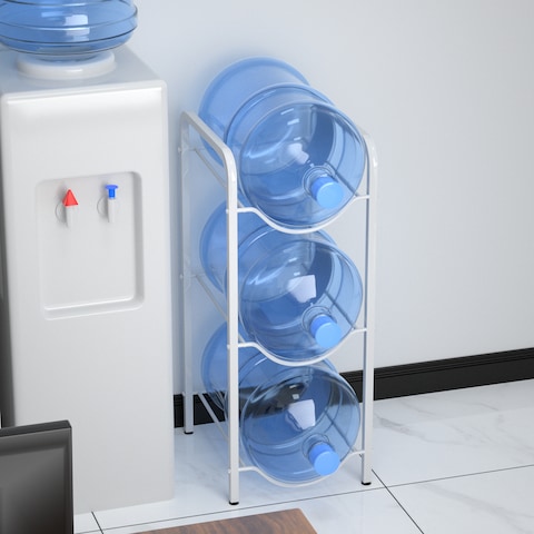 Water Bottle Rack, 3-Tier  Storage Rack 5 Gallon Heavy Duty Water Bottle Holder Shelf Water Bottle Rack Save Space, Assorted colors(13.39&quot; x 13.07&quot;x 29.52&quot;)