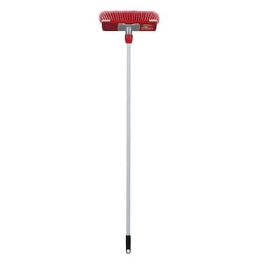 Kleenit Yard Broom Hard With Handle 28Cm (Assorted)