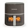 Nutricook Essentials Vision Air Fryer, NC-AFE152V-G, Grey, 5.2 L