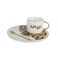 High Quality Russian Style Ceramic Mugs &amp; Saucers For Breakfast Afternoon Tea