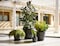 Plastic Forte Round Flower Planter, Green