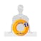 Intex School Step 2 Deluxe Swim Ring Pool Floats Yellow 51cm