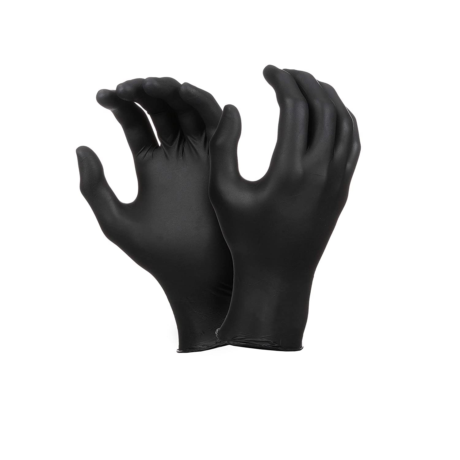 Falcon Nitrile Gloves - Black Powder Free - 100 Pieces (Large)