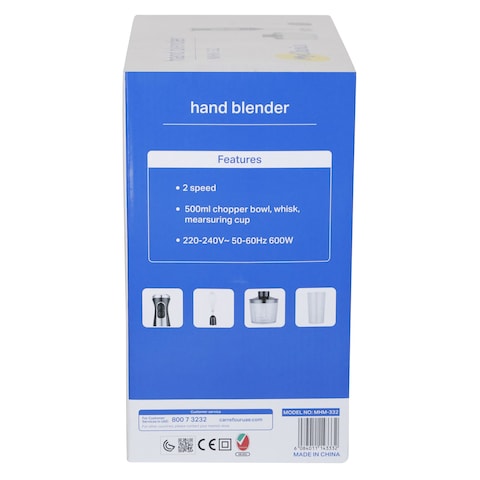 MyChoice Hand Blender MHM-332 Black 500ml 1.02kg
