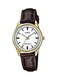 Casio - Men's Leather Quartz Analog Watch LTP-V005GL-7AUDF