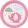 Umbrellaphants Pink 8 pcs 7in Plates
