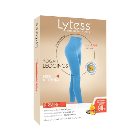 Lytess Yogafit Slimming Leggings, Blue, L/XL