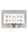 Generic Triple Paper Dispenser With Cutter White