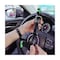 360 Degree Rotating Rearview Mirror Multifunctional Car Phone Holder Adjustable Support Hanging Clip Bracket Cell Phone Holder For 4.0-6.1 Inch Mobile