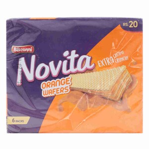 Bisconni Novita Orange Wafer 6 Packs