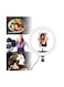 Generic - 10W Dimmable 2700-5500K Color Temperature LED Ring Light 10inch Black/White
