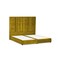 In House Berlin Velvet Bed Frame - Queen - 200x160 cm - Gold