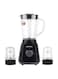 Krypton 3 in 1 Blender 1.5 L 300 W KNB6136 Black/Clear