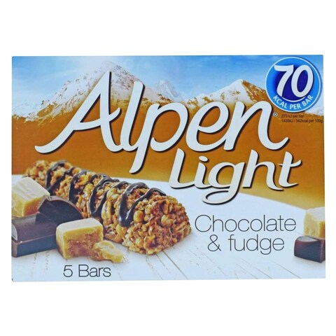 Alpen Light Chocolate And Fudge Cereal Bar 95g x 5 Pieces Online ...