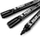Pilot SCA100 Bullet Point Permanent Marker Pen  Fine 4.0mm4.5mm Tip  Black  Set of 3