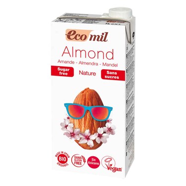 Ecomil Almond Nat Drink Sugar Free 1L  - Non Dairy