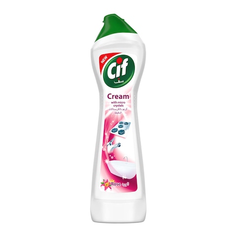 Cif Rose Cream Cleaner with Micro Crystals - 500 ml