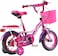 Vego Alexa Kids Bike 12 Inch With Rear Sidewheels, Light Pink