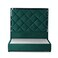 In House Victoria Velvet Bed Frame - Single - 200x90 cm - Dark Green