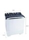 غسالة ملابس حوضين، تعبئة علوية، 12 كجم، أبيض، TTWXP12022 (غير شامل التركيب)