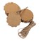 Generic Phenovo Kraft Paper Blank Card Hand Draw Gift Tags Flower Label 100 Pcs
